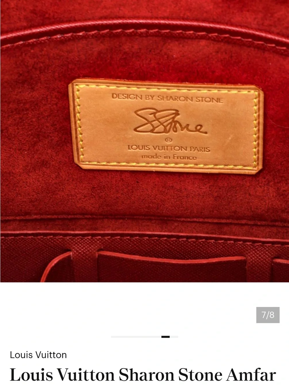 Louis Vuitton Sharon Stone Amfar Monogram Bag